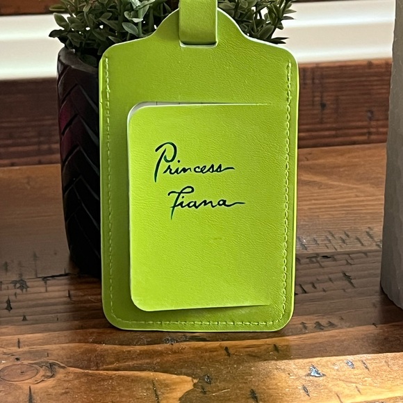 HAND PAINTED Custom Princess and Frog Luggage Tag! NWT - Picture 4 of 6